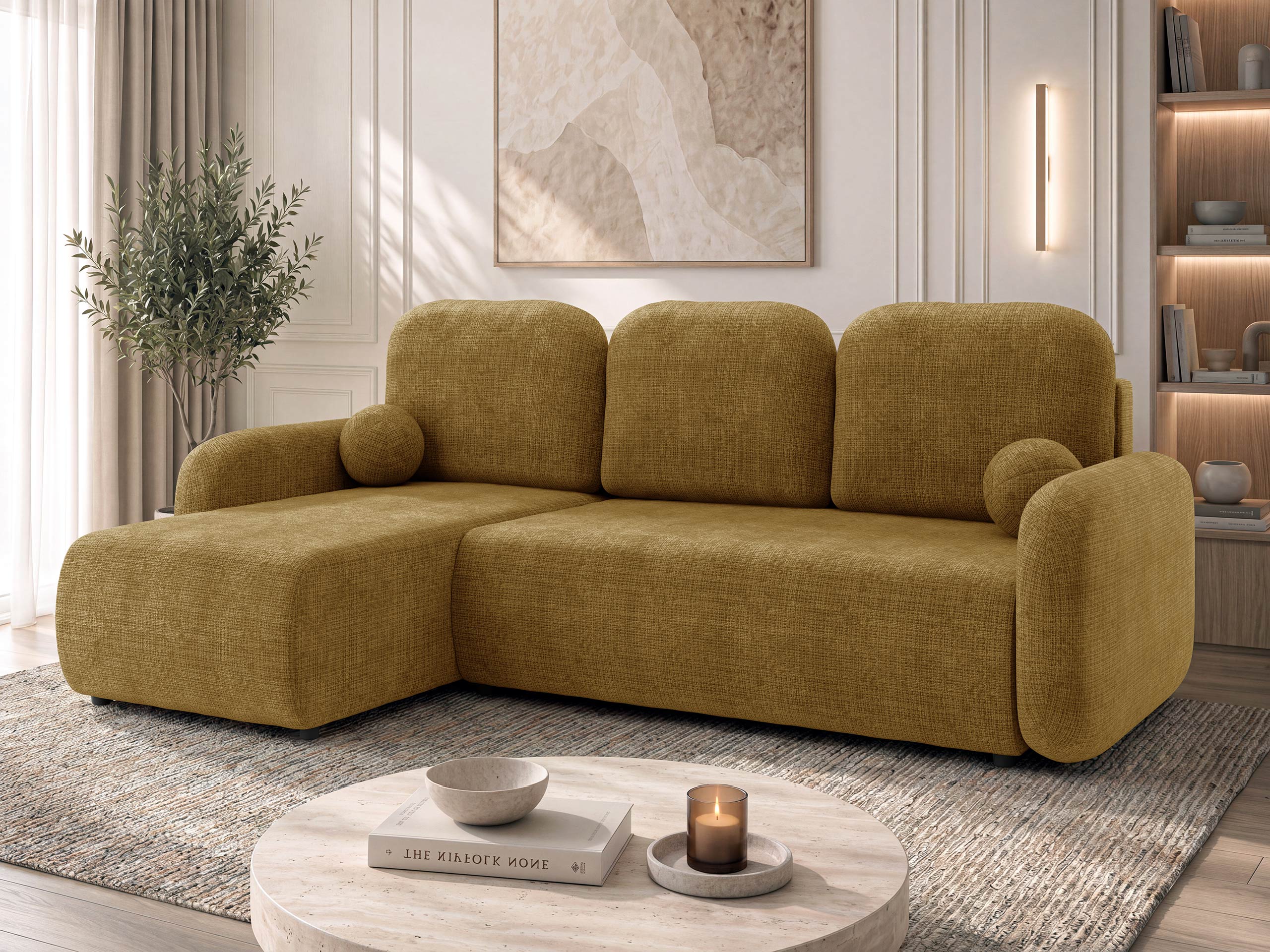Corner sofa Comfivo Sellos (Crem 48)