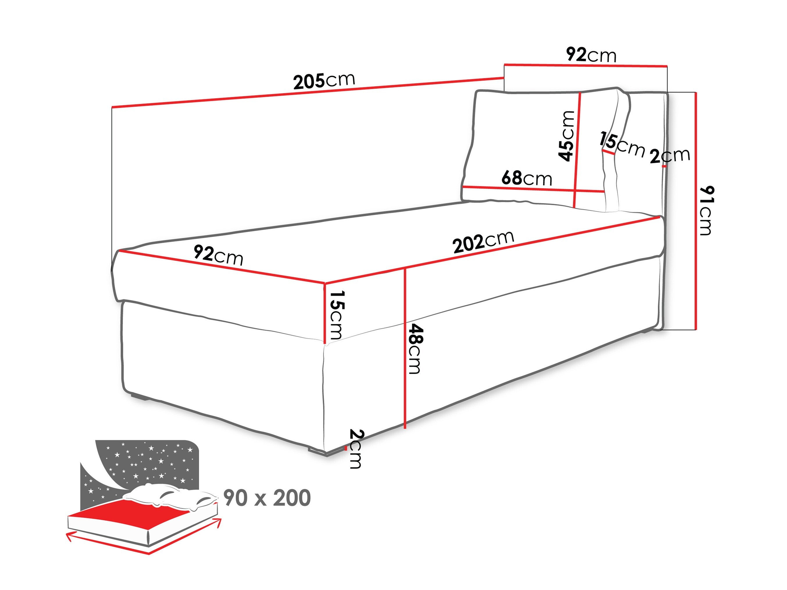 Bed Apium (Polo 872)