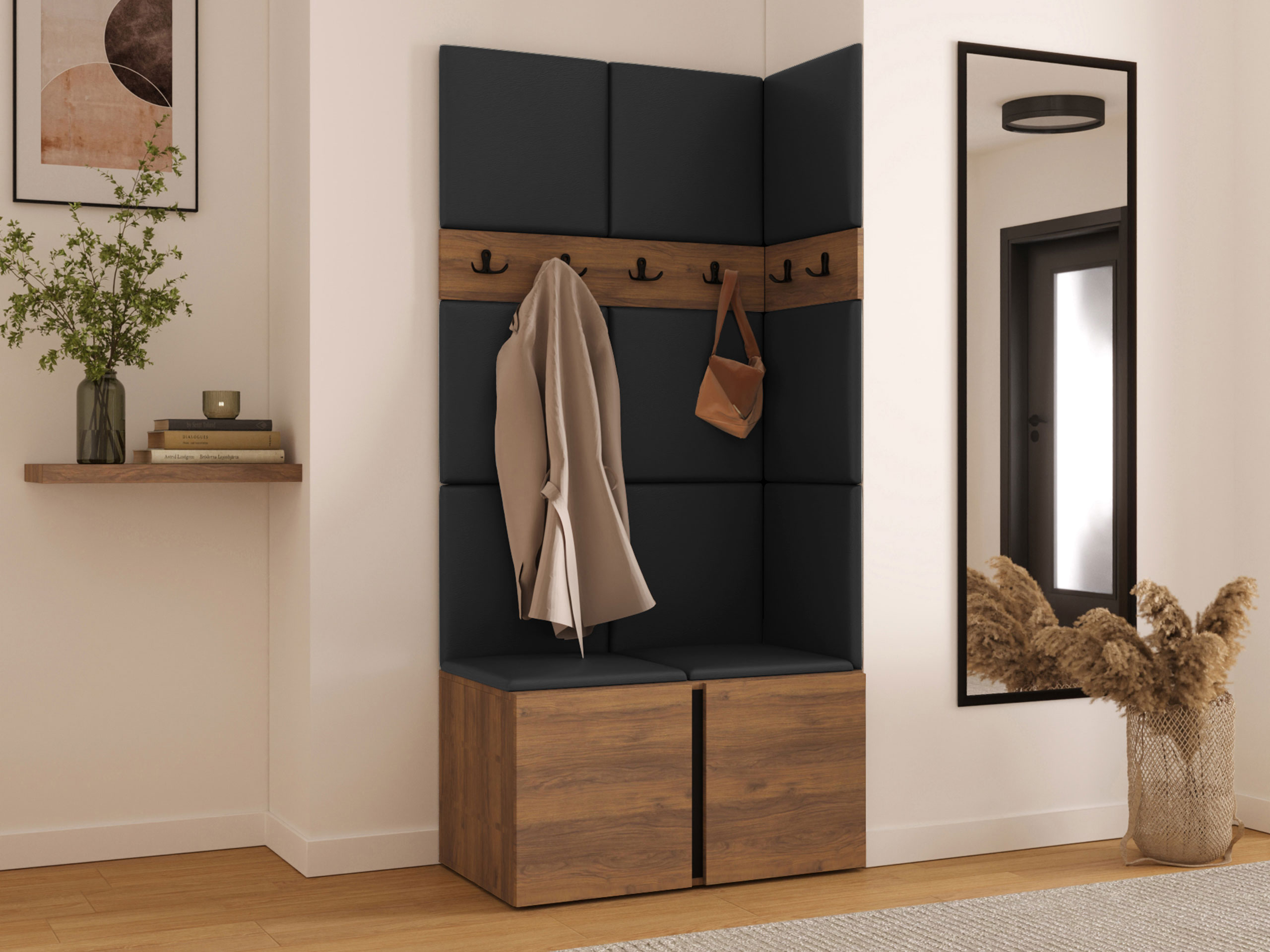Hallway set Pinis I (Faux leather Soft 011)
