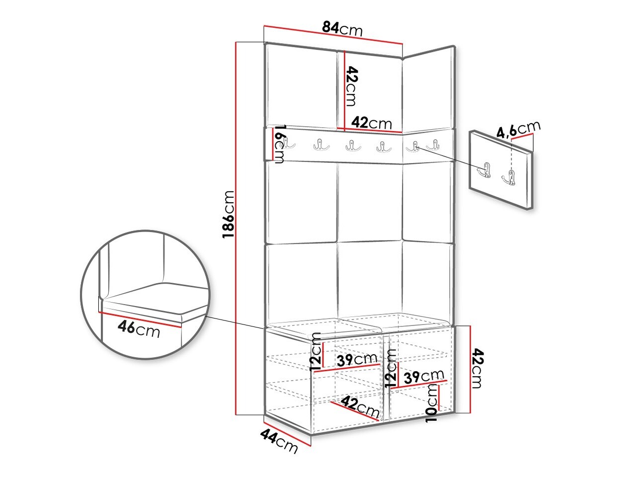 Hallway set Pinis I (Polo 877)