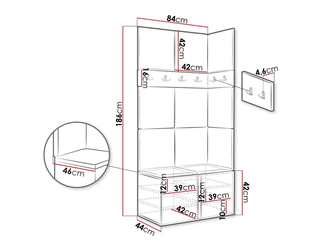 Hallway set Pinis I (Polo 889)