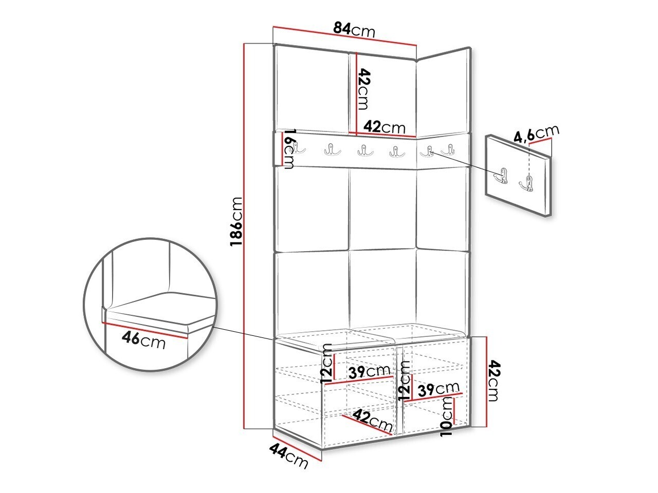 Hallway set Pinis I (Polo 891)