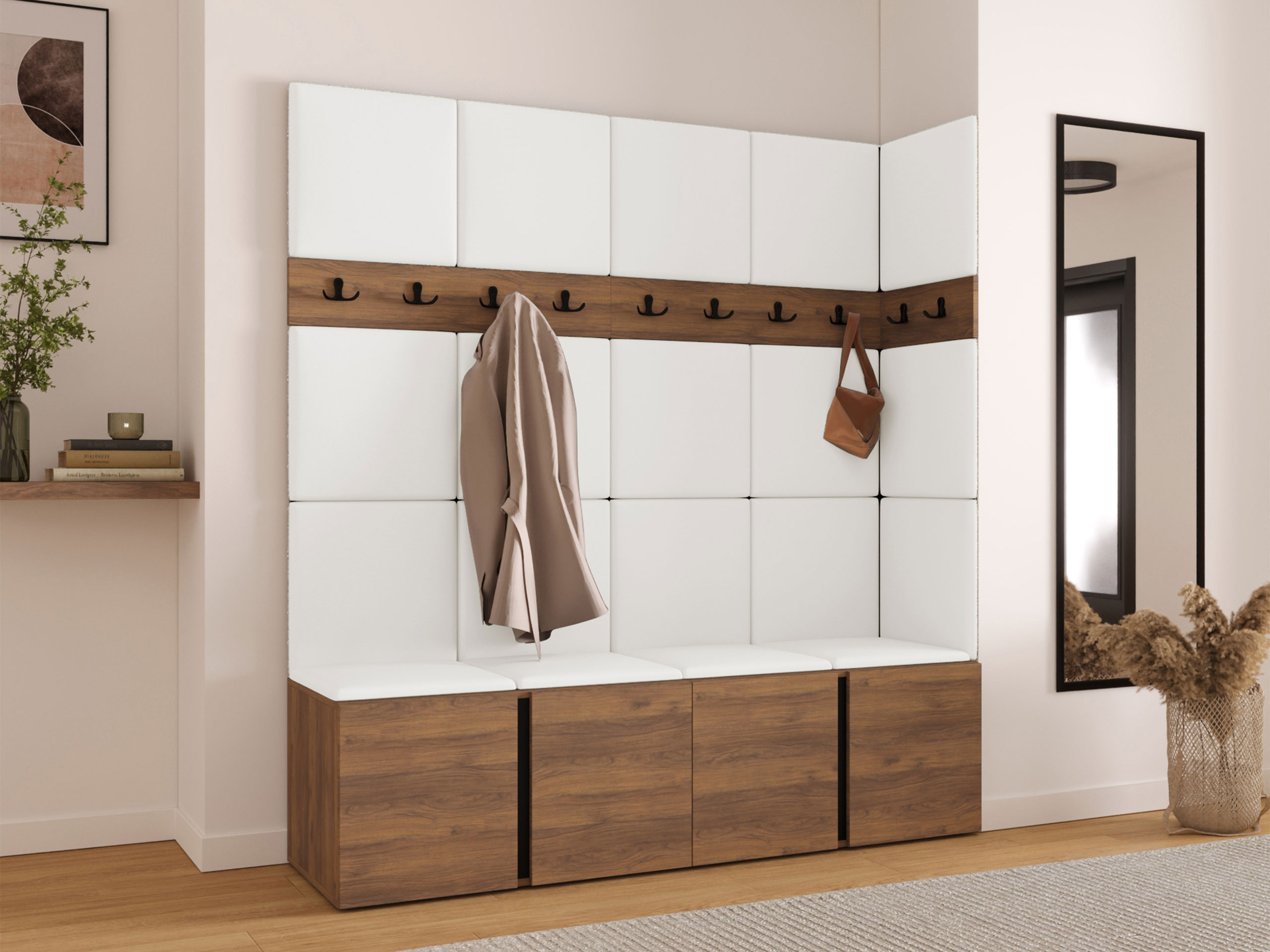 Hallway set Pinis II (Faux leather Soft 017)