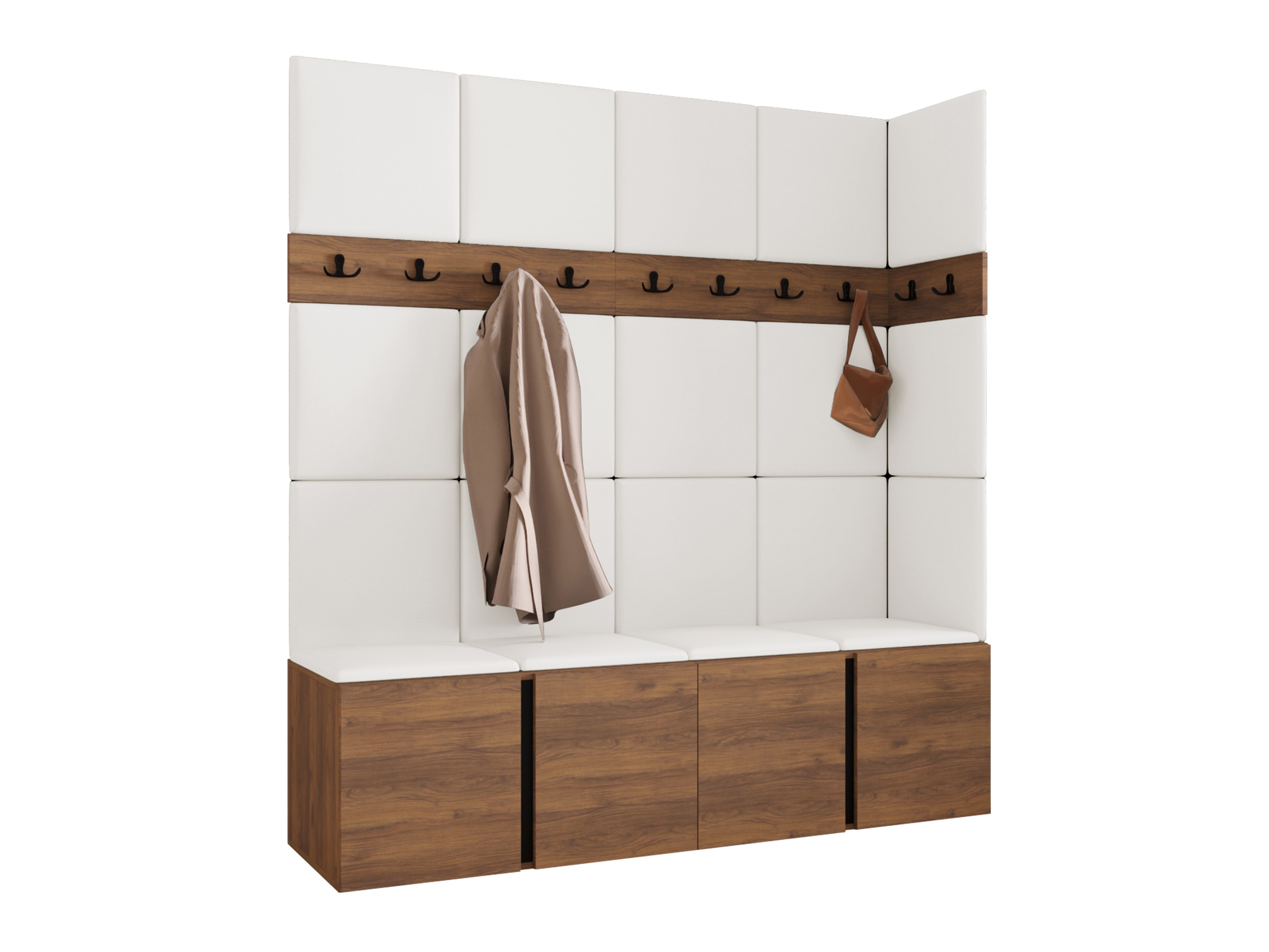 Hallway set Pinis II (Faux leather Soft 017)