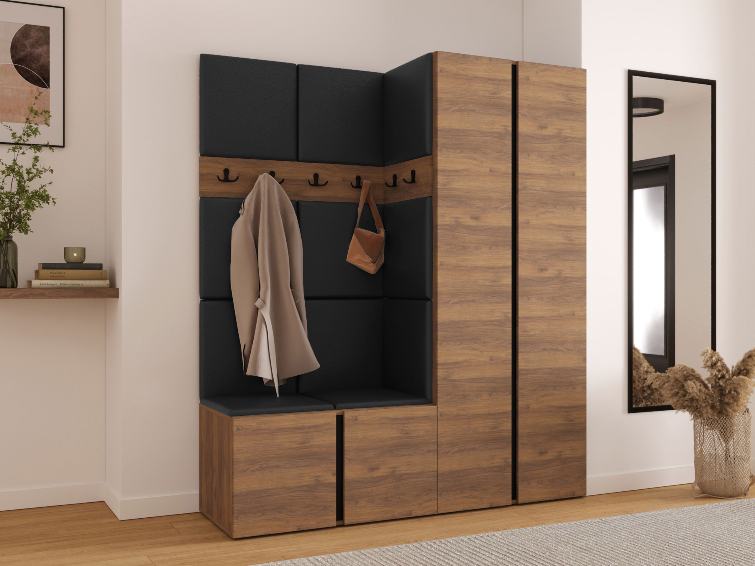 Hallway set Pinis III (Faux leather Soft 011)