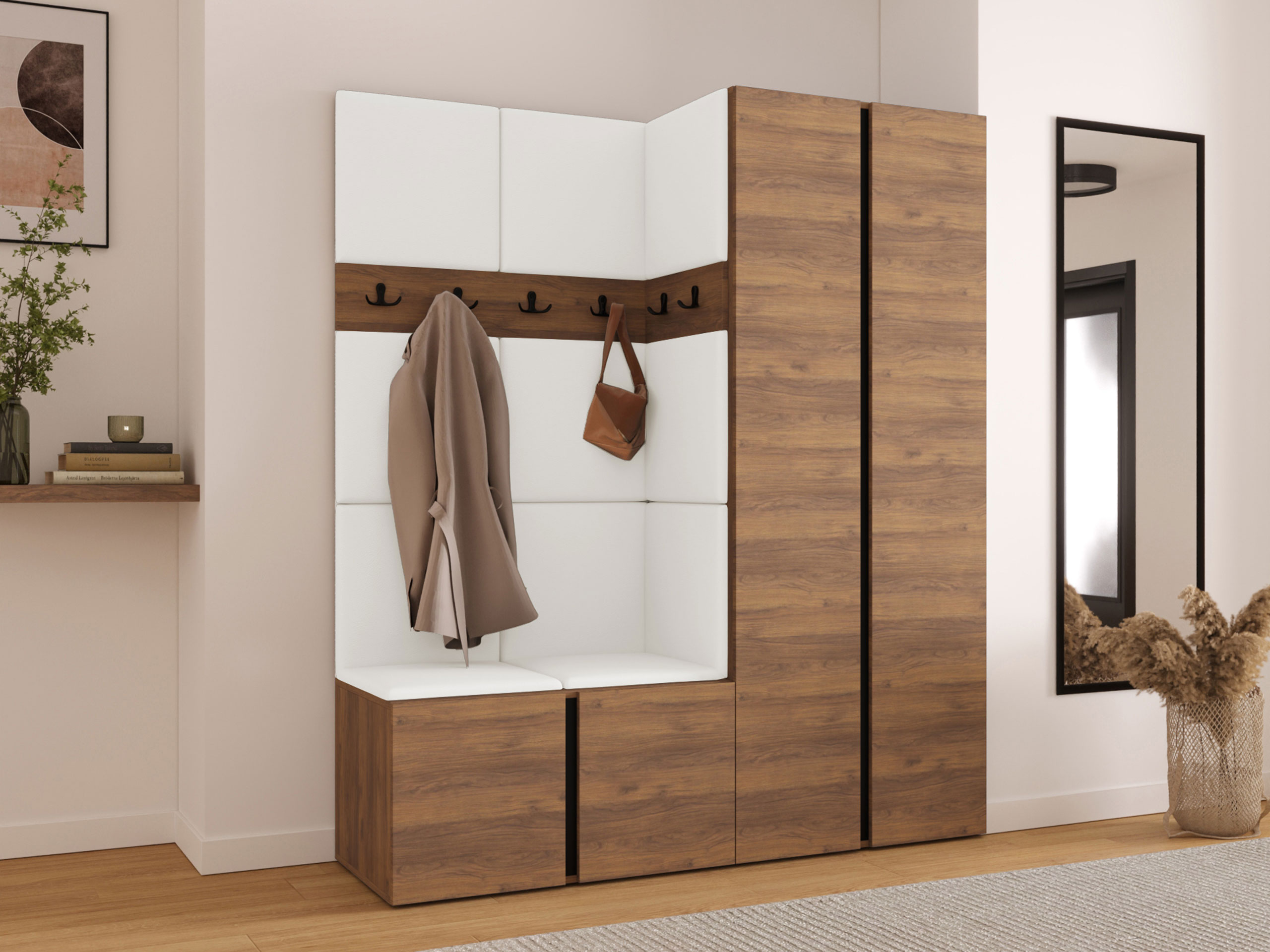 Hallway set Pinis III (Faux leather Soft 017)