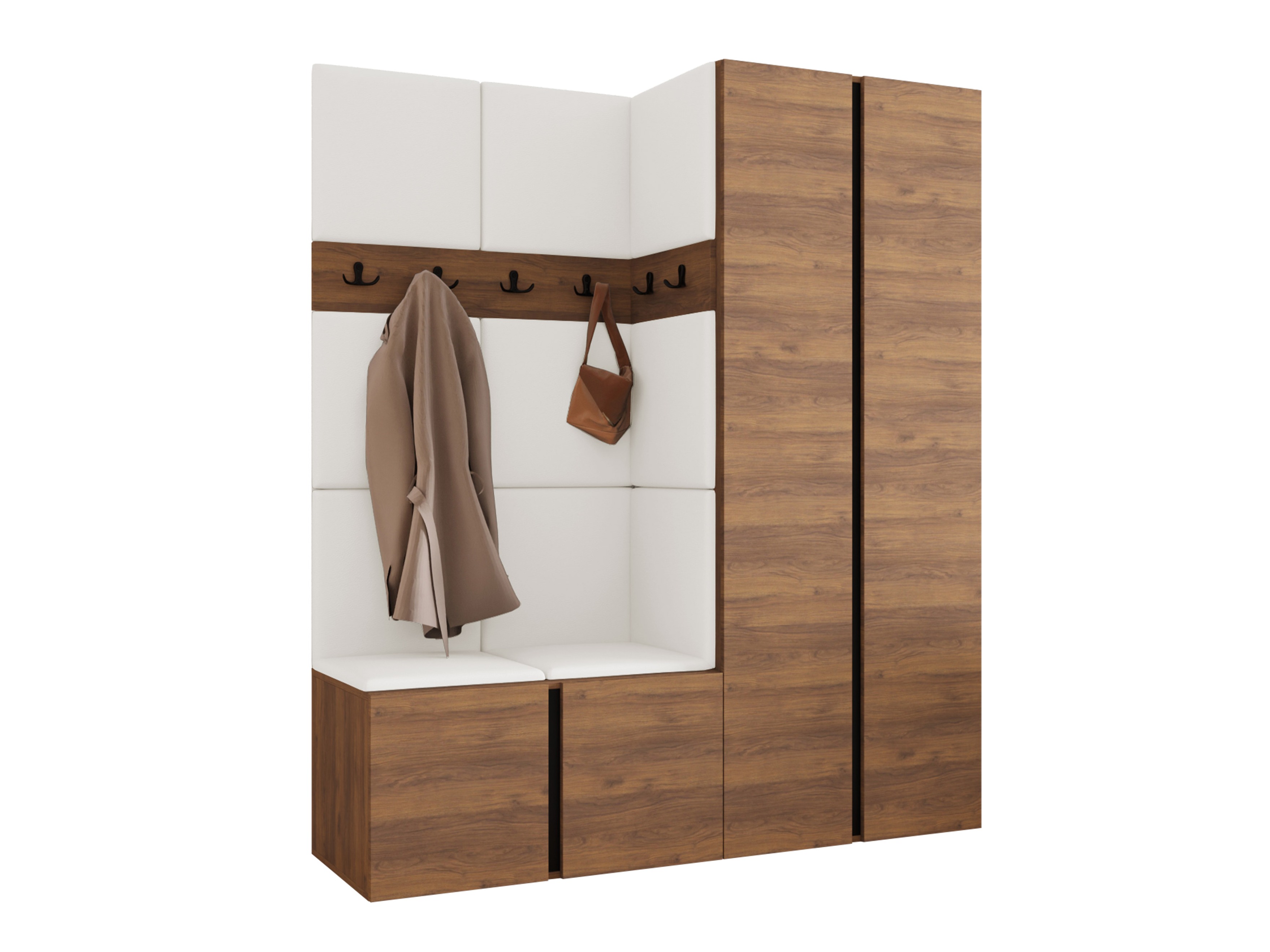 Hallway set Pinis III (Faux leather Soft 017)