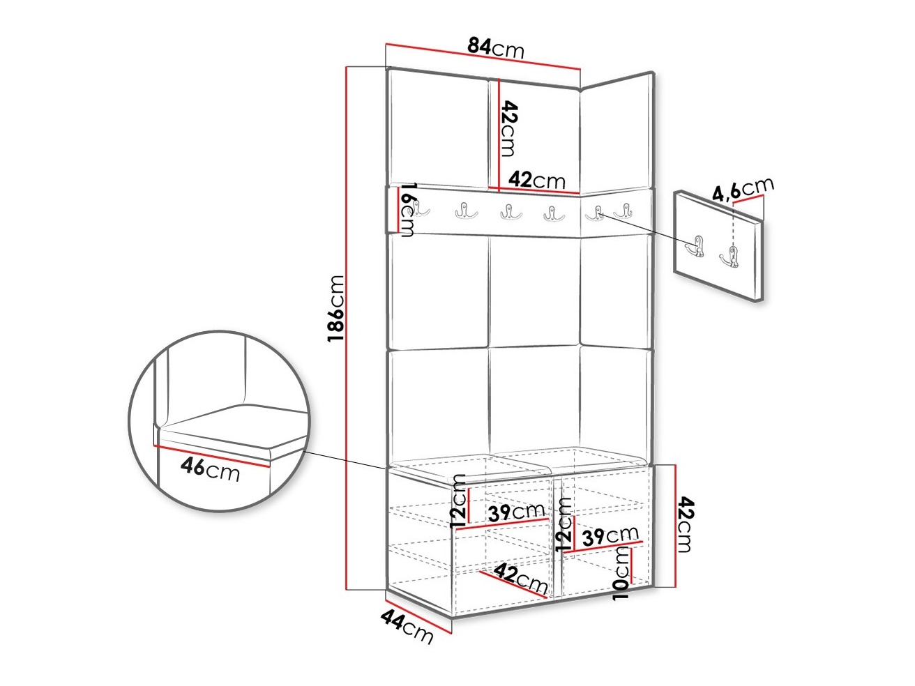 Hallway set Pinis I (Polo 872)