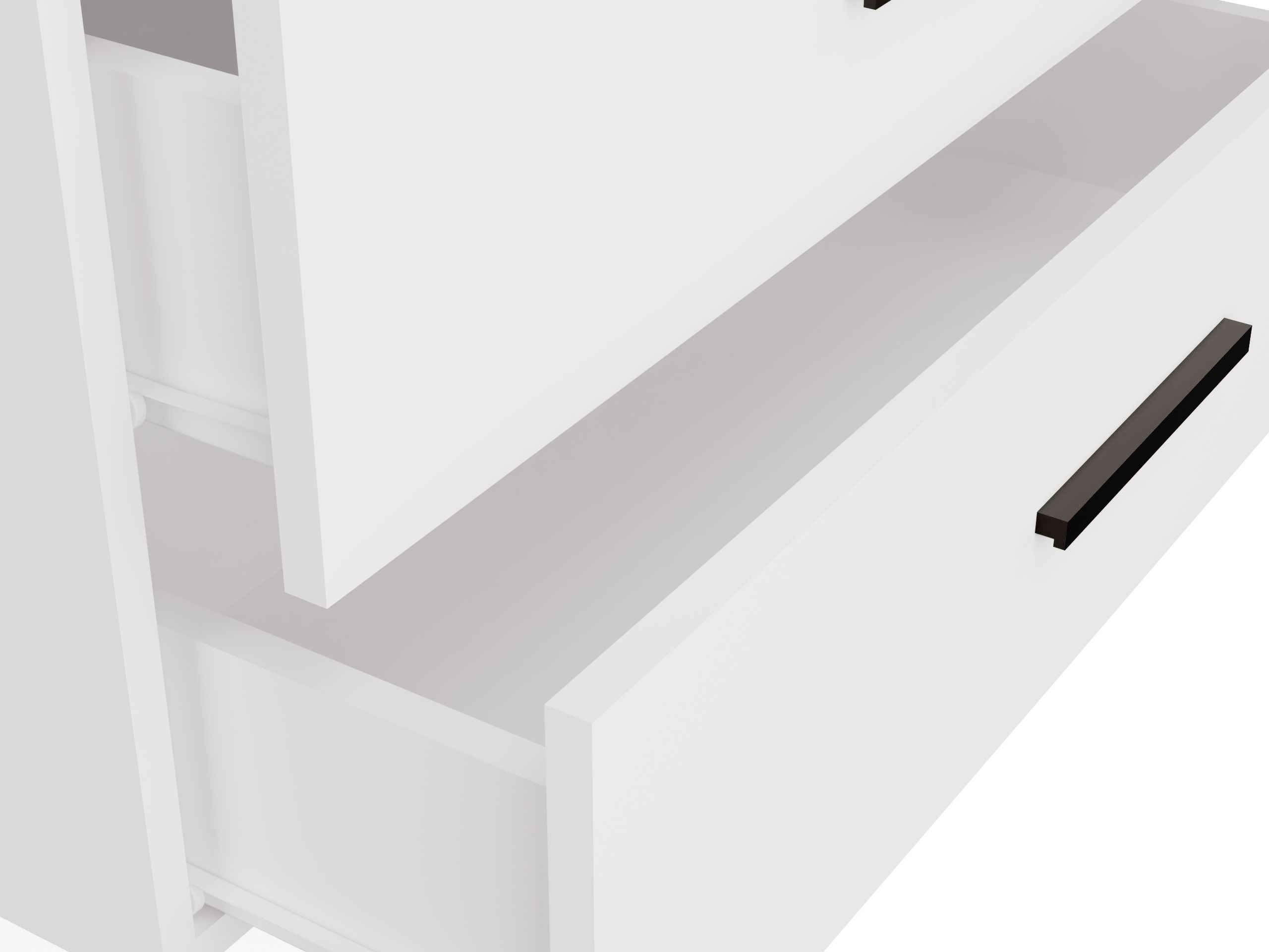 Wall-mounted bathroom cabinet for washbasin Nolmaru 112 (White)