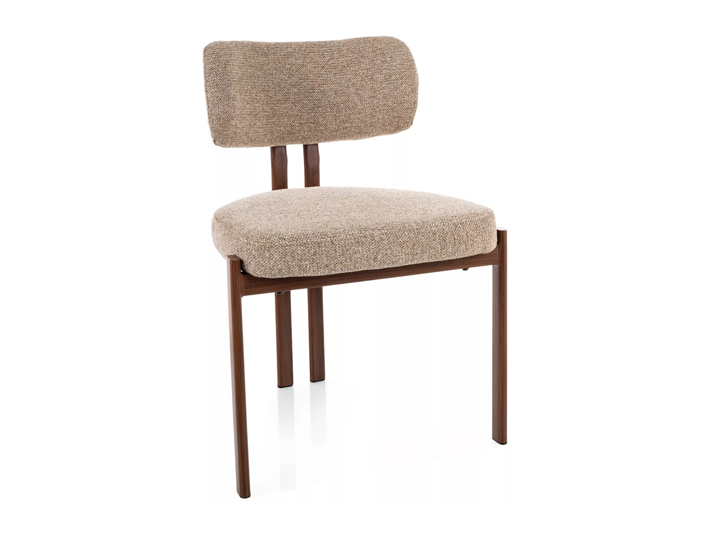 Chair Detroit 1074 (Beige + Walnut)