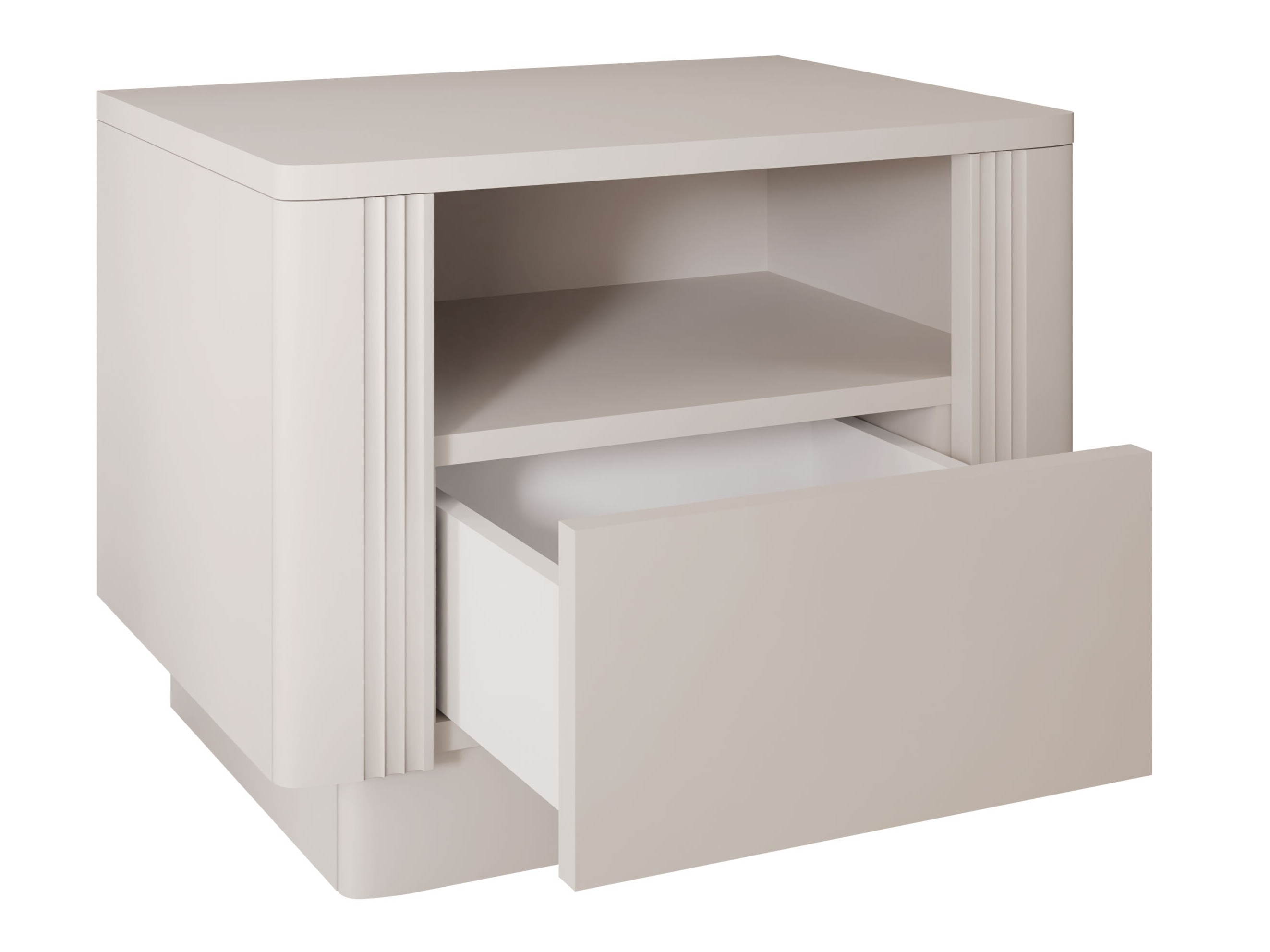Bedside table Comfivo Levavio 102 (Beige)