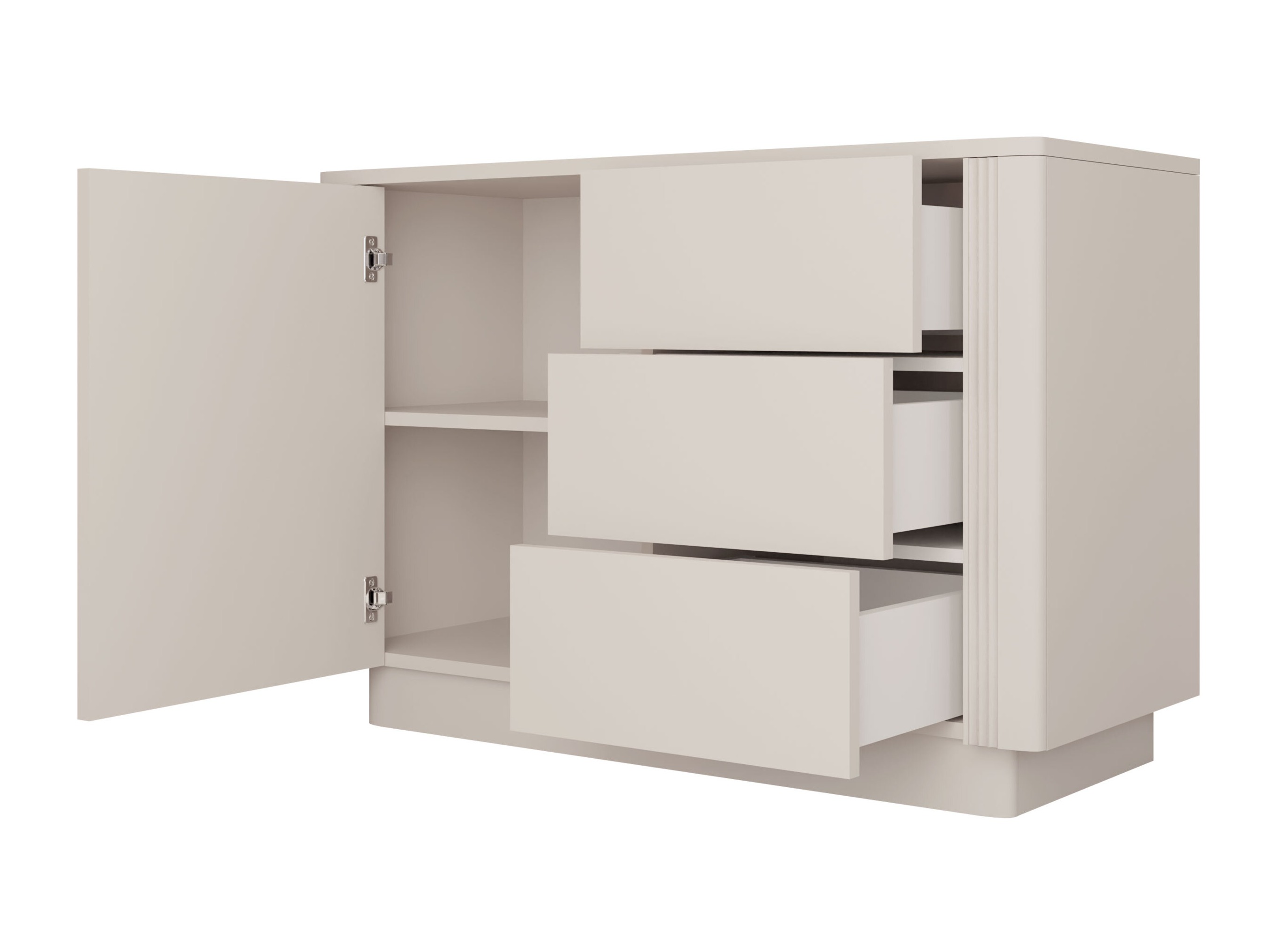 Chest of drawers Comfivo Levavio 100 (Dark oak)
