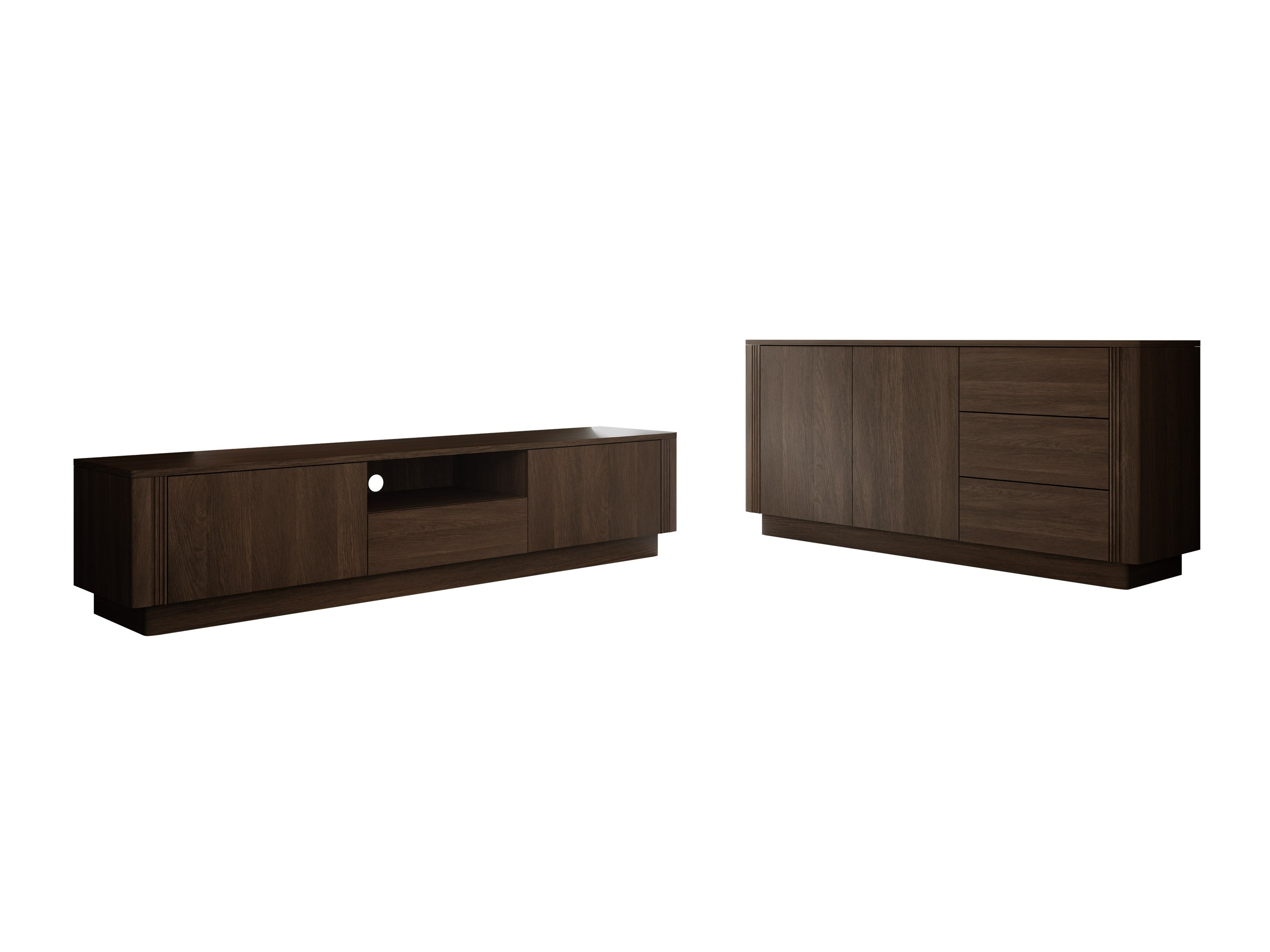 Living room set Comfivo Levavio 105 (Dark oak)