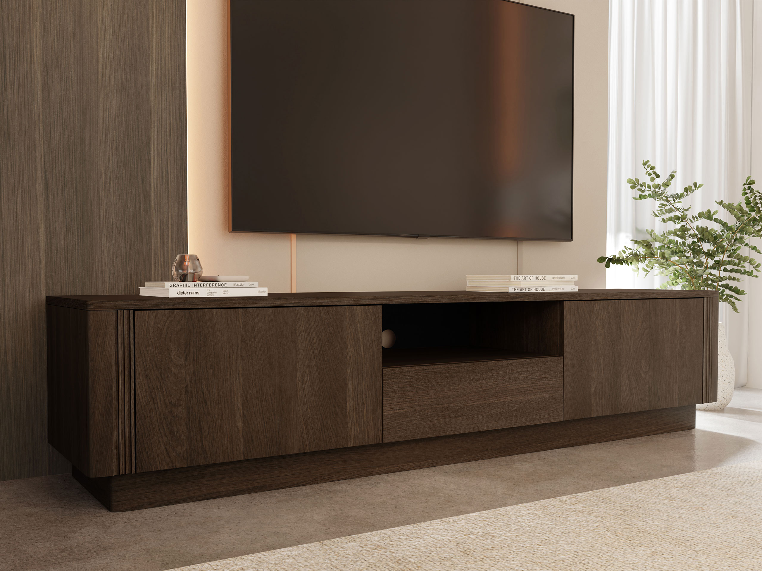 TV stand Comfivo Levavio 103 (Dark oak)