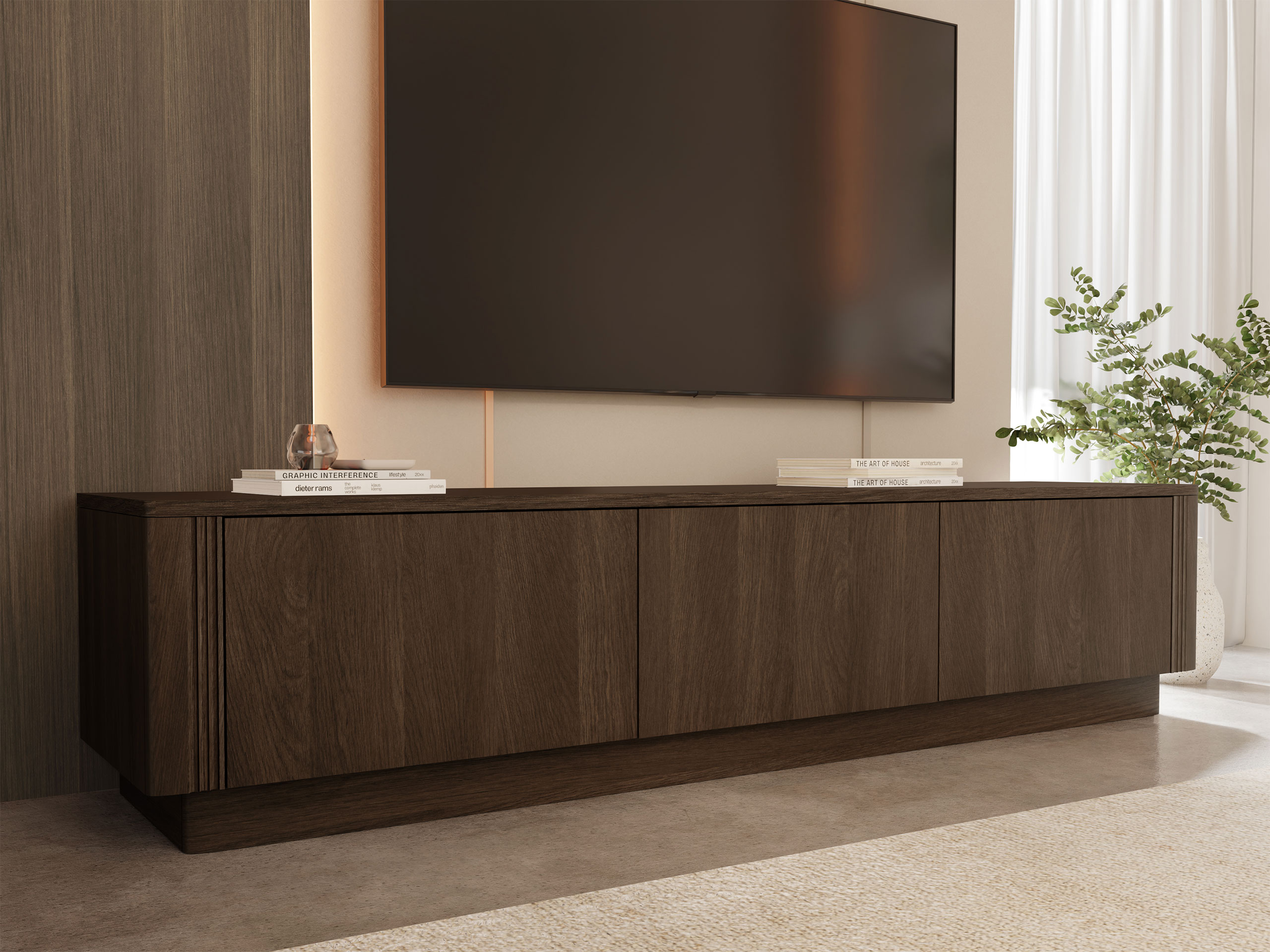 TV stand Comfivo Levavio 104 (Dark oak)