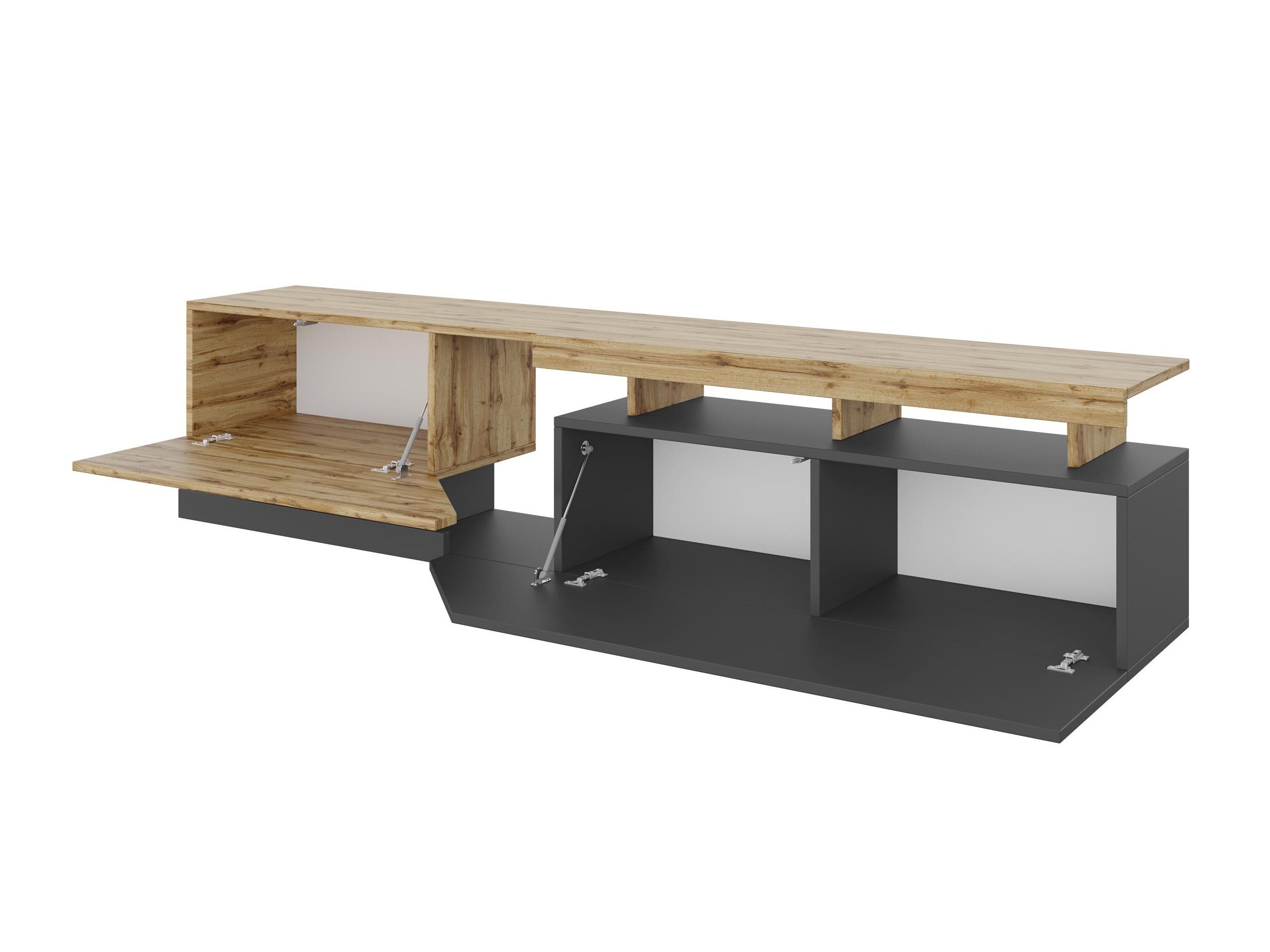 Living room set Comfivo Daldune II (Walnut + Black)