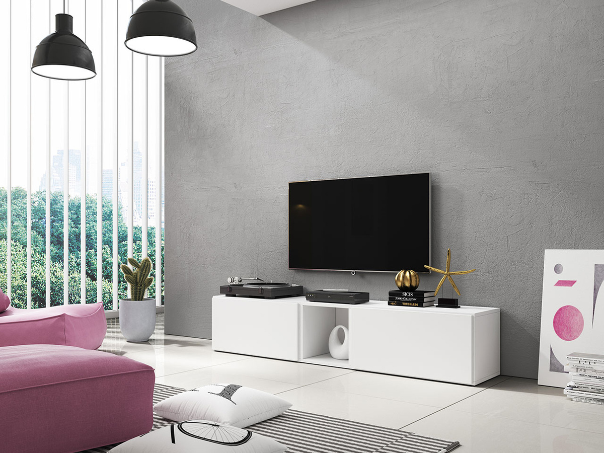 TV stand Corbele 115 (White)