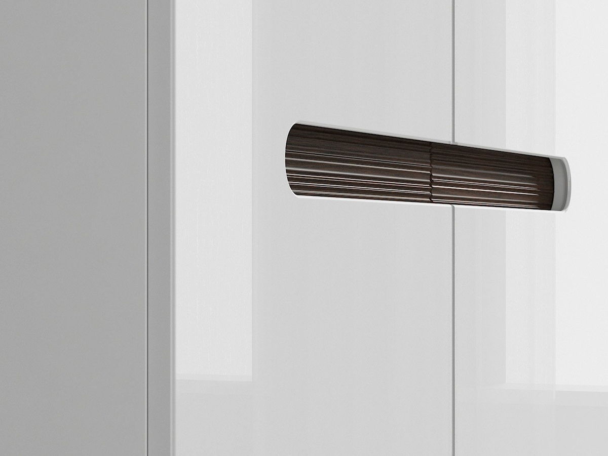 Wardrobe Serveso 110 (Glossy white)